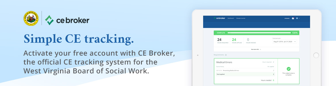 Simple CE tracking with CE Broker Simple CE tracking with CE Broker
